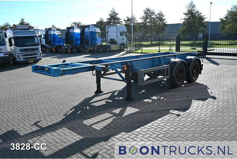 Schweriner Nutzfahrzeuge CS 20 CHASSIS | 20ft * STEEL SUSPENSION * BPW/DRUM * 9x AVAILABLE - Containertransporter/ Wissellaadbak oplegger: afbeelding 4 Schweriner Nutzfahrzeuge CS 20 CHASSIS | 20ft * STEEL SUSPENSION * BPW/DRUM * 9x AVAILABLE - Containertransporter/ Wissellaadbak oplegger: afbeelding 4