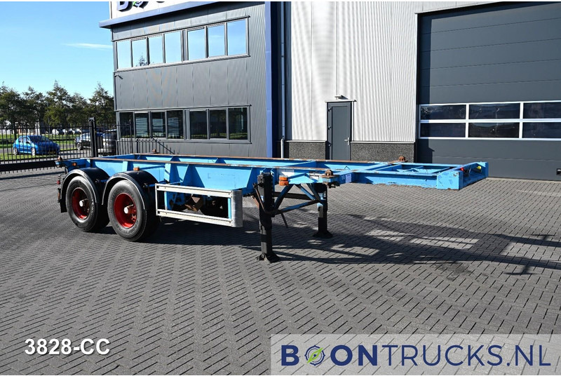 Schweriner Nutzfahrzeuge CS 20 CHASSIS | 20ft * STEEL SUSPENSION * BPW/DRUM * 9x AVAILABLE - Containertransporter/ Wissellaadbak oplegger: afbeelding 3 Schweriner Nutzfahrzeuge CS 20 CHASSIS | 20ft * STEEL SUSPENSION * BPW/DRUM * 9x AVAILABLE - Containertransporter/ Wissellaadbak oplegger: afbeelding 3