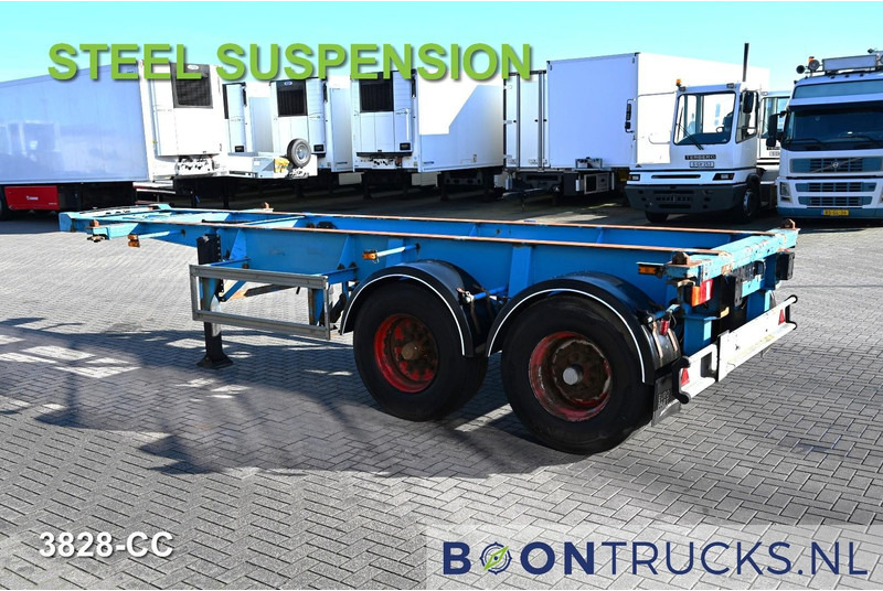 Schweriner Nutzfahrzeuge CS 20 CHASSIS | 20ft * STEEL SUSPENSION * BPW/DRUM * 9x AVAILABLE - Containertransporter/ Wissellaadbak oplegger: afbeelding 2 Schweriner Nutzfahrzeuge CS 20 CHASSIS | 20ft * STEEL SUSPENSION * BPW/DRUM * 9x AVAILABLE - Containertransporter/ Wissellaadbak oplegger: afbeelding 2