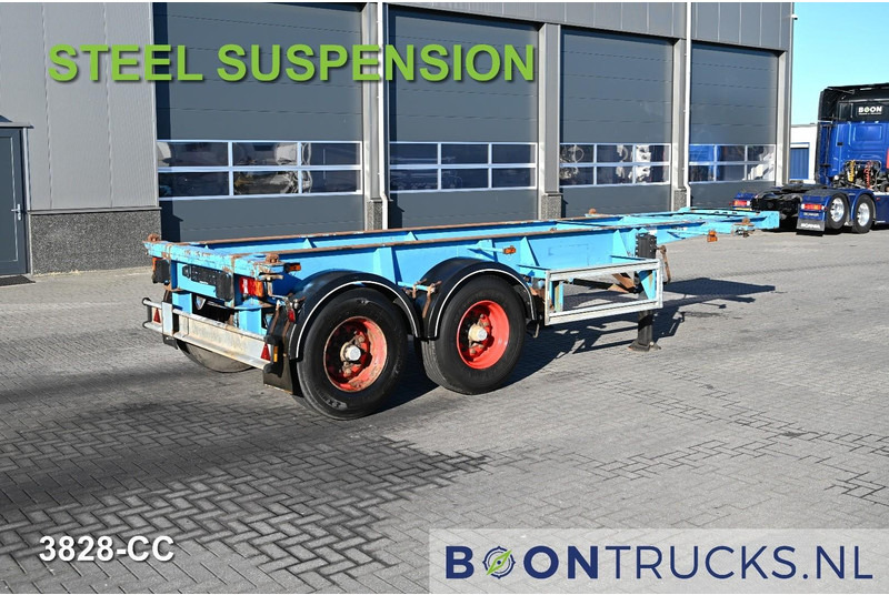 Schweriner Nutzfahrzeuge CS 20 CHASSIS | 20ft * STEEL SUSPENSION * BPW/DRUM * 9x AVAILABLE - Containertransporter/ Wissellaadbak oplegger: afbeelding 1 Schweriner Nutzfahrzeuge CS 20 CHASSIS | 20ft * STEEL SUSPENSION * BPW/DRUM * 9x AVAILABLE - Containertransporter/ Wissellaadbak oplegger: afbeelding 1