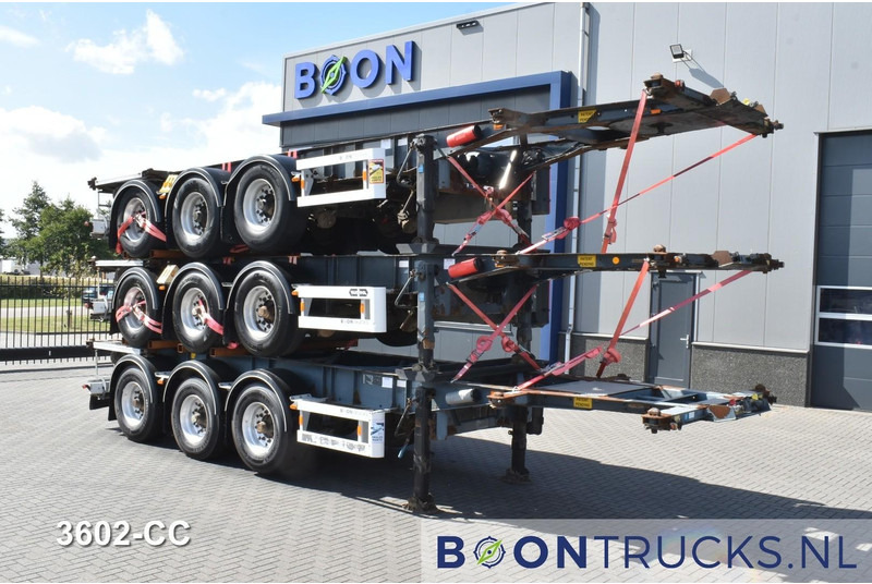 Van Hool 3B0071 STACK PRICE € 11500 | 20-30ft * ADR: FL, AT, OX * 3840 KG * LIFT AXLE - Containertransporter/ Wissellaadbak oplegger: afbeelding 3 Van Hool 3B0071 STACK PRICE € 11500 | 20-30ft * ADR: FL, AT, OX * 3840 KG * LIFT AXLE - Containertransporter/ Wissellaadbak oplegger: afbeelding 3