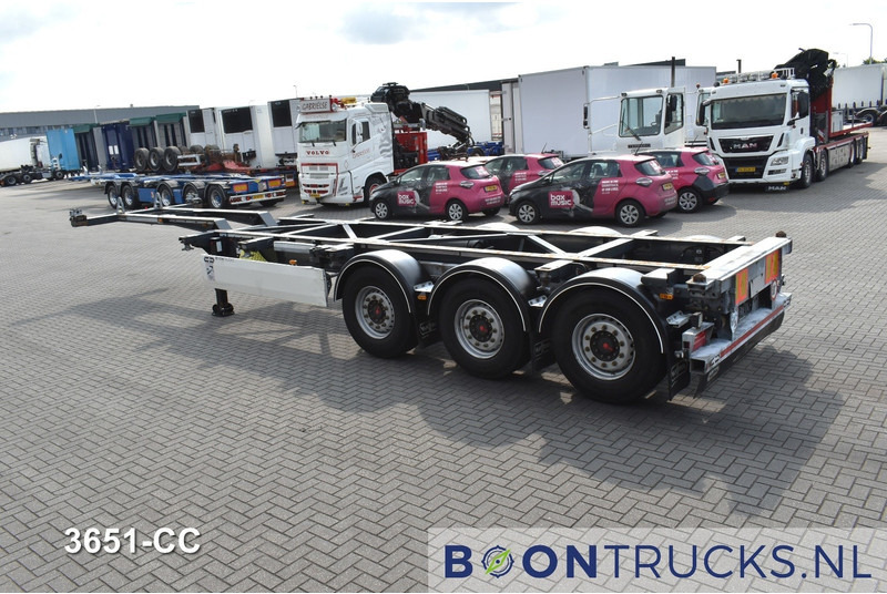 Van Hool A3C002 2x20-30-40-45ft HC * LIFT AXLE * SAF / DISC * EXTENDABLE REAR - Containertransporter/ Wissellaadbak oplegger: afbeelding 3 Van Hool A3C002 2x20-30-40-45ft HC * LIFT AXLE * SAF / DISC * EXTENDABLE REAR - Containertransporter/ Wissellaadbak oplegger: afbeelding 3