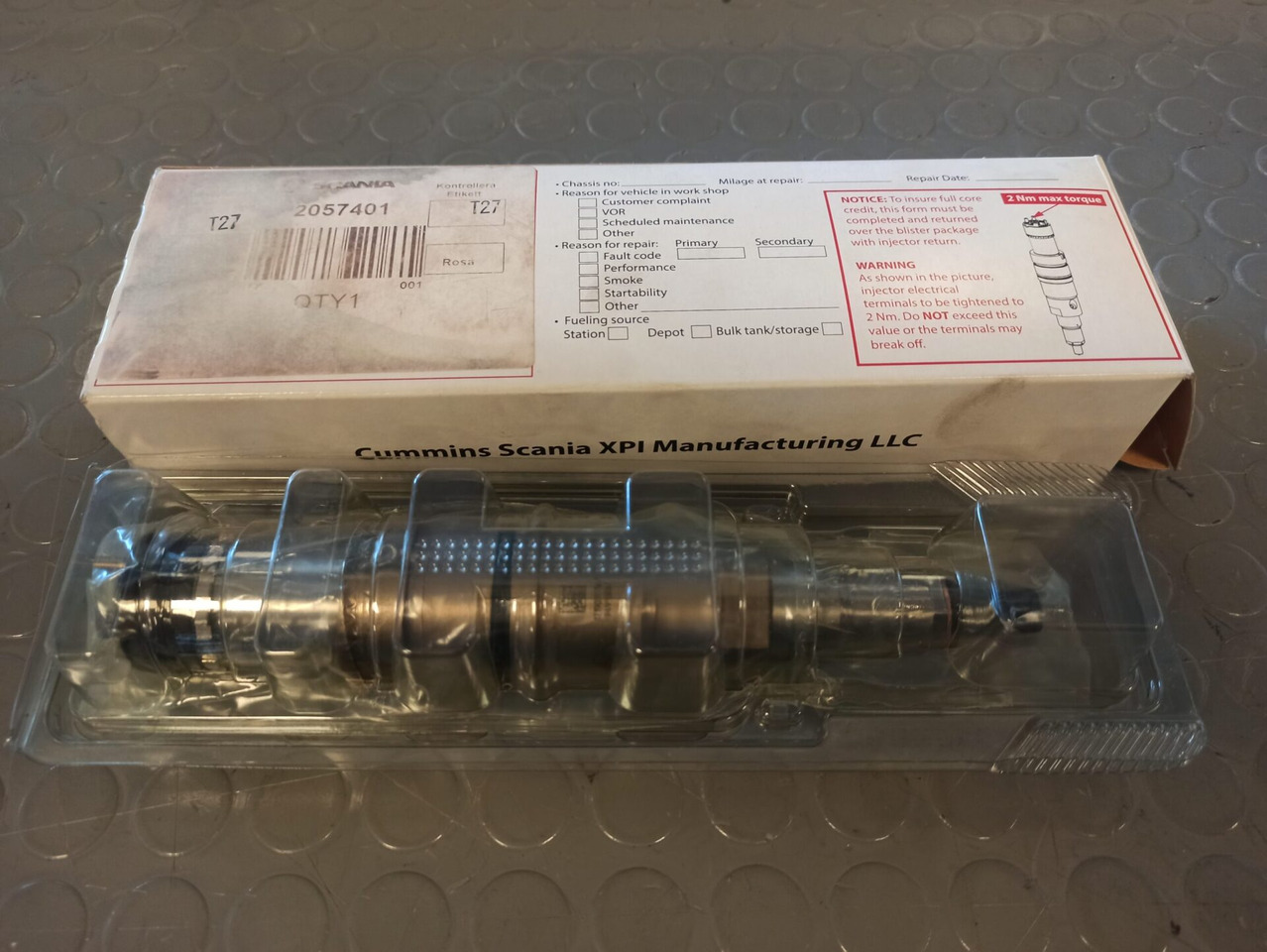 SCANIA INJECTOR 2057401 - Injector voor Vrachtwagen: afbeelding 1 SCANIA INJECTOR 2057401 - Injector voor Vrachtwagen: afbeelding 1