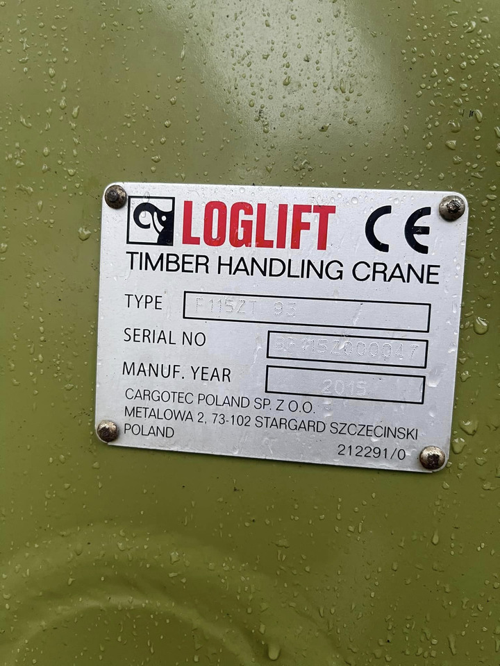 LOGLIFT F115 ZT 93 - Autolaadkraan voor Bosbouwmachine: afbeelding 4 LOGLIFT F115 ZT 93 - Autolaadkraan voor Bosbouwmachine: afbeelding 4