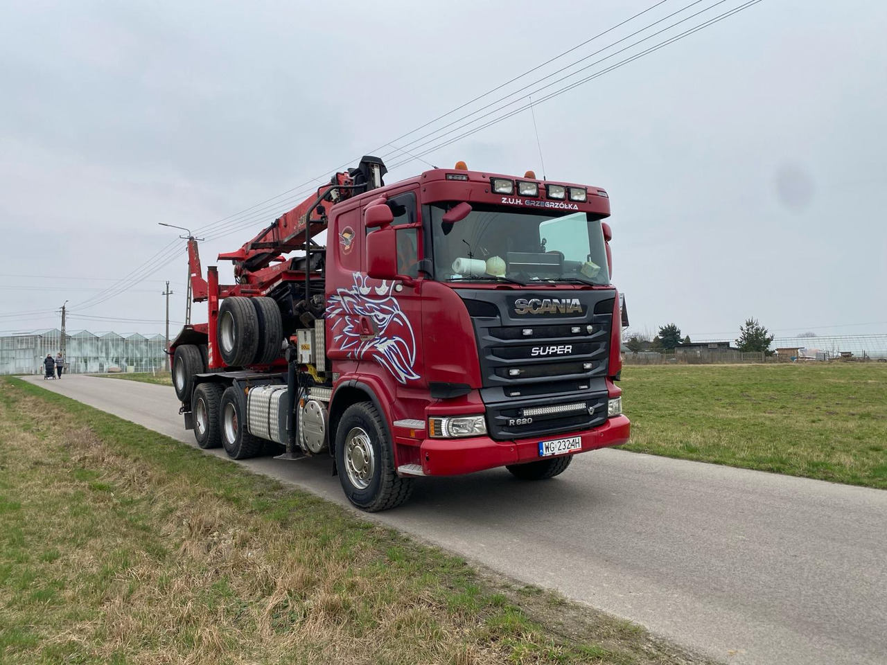SCANIA R620 - Houttransport, Kraanwagen: afbeelding 5 SCANIA R620 - Houttransport, Kraanwagen: afbeelding 5