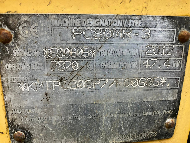 Rupsgraafmachine Komatsu PC80: afbeelding 7 Rupsgraafmachine Komatsu PC80: afbeelding 7