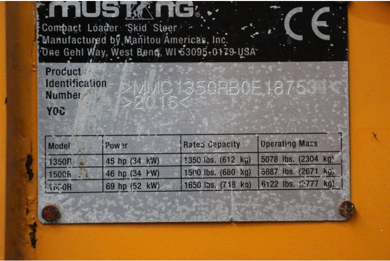 Wiellader Mustang R135: afbeelding 13