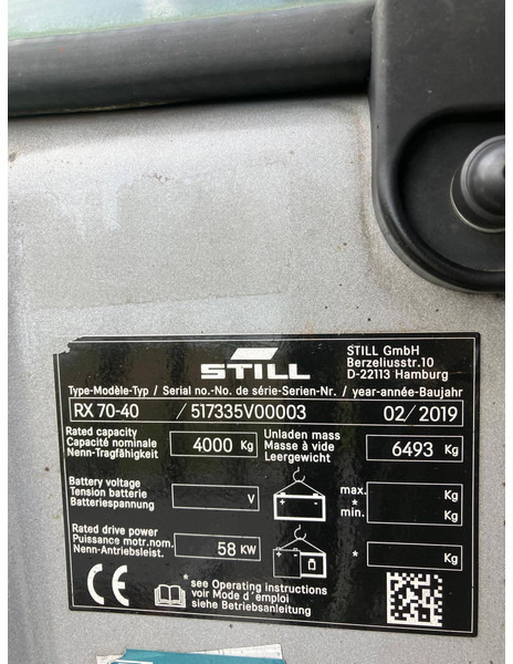 Still RX70-40 - LPG heftruck: afbeelding 5 Still RX70-40 - LPG heftruck: afbeelding 5