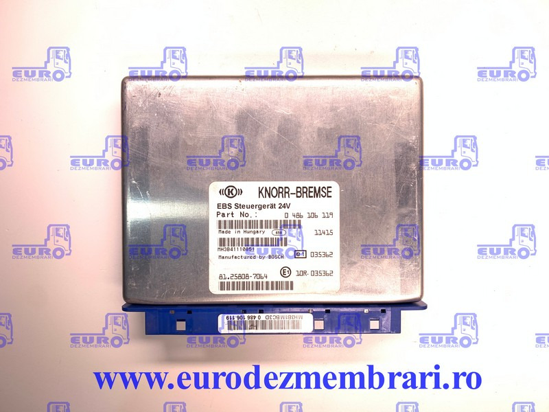 CALCULATOR EBS MAN TGX 81.25808.7064, 0486106119 - ECU voor Vrachtwagen: afbeelding 1 CALCULATOR EBS MAN TGX 81.25808.7064, 0486106119 - ECU voor Vrachtwagen: afbeelding 1