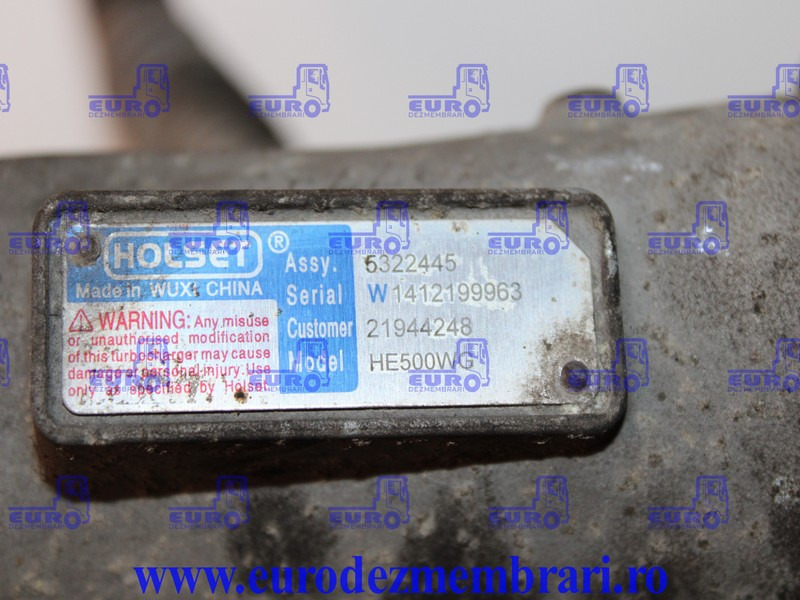 TURBOSUFLANTA RENAULT T DTI 11 21944248, 21475425 - Turbolader voor Vrachtwagen: afbeelding 2 TURBOSUFLANTA RENAULT T DTI 11 21944248, 21475425 - Turbolader voor Vrachtwagen: afbeelding 2