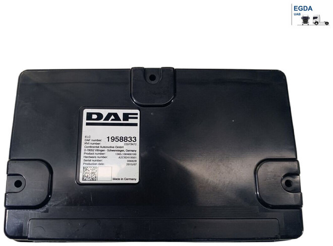 DAF 106 Continental Automative 1958833 - ECU: afbeelding 1 DAF 106 Continental Automative 1958833 - ECU: afbeelding 1