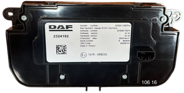 DAF 2023 - Instrumentenpaneel: afbeelding 2 DAF 2023 - Instrumentenpaneel: afbeelding 2