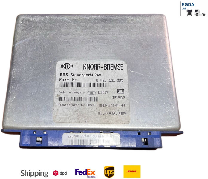 KNORR-BREMSE EBS BOSCH 0486106027 81.25808.7009 - ECU: afbeelding 1 KNORR-BREMSE EBS BOSCH 0486106027 81.25808.7009 - ECU: afbeelding 1