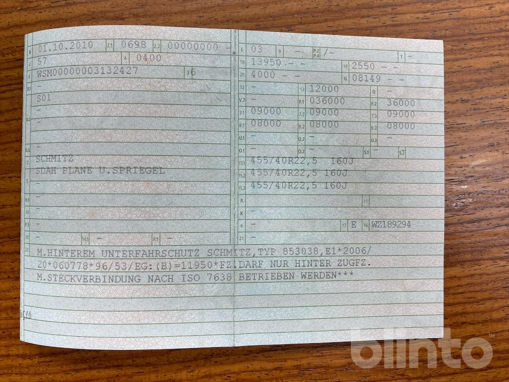 2010 Schmitz Cargobull S01 - Schuifzeiloplegger: afbeelding 5 2010 Schmitz Cargobull S01 - Schuifzeiloplegger: afbeelding 5