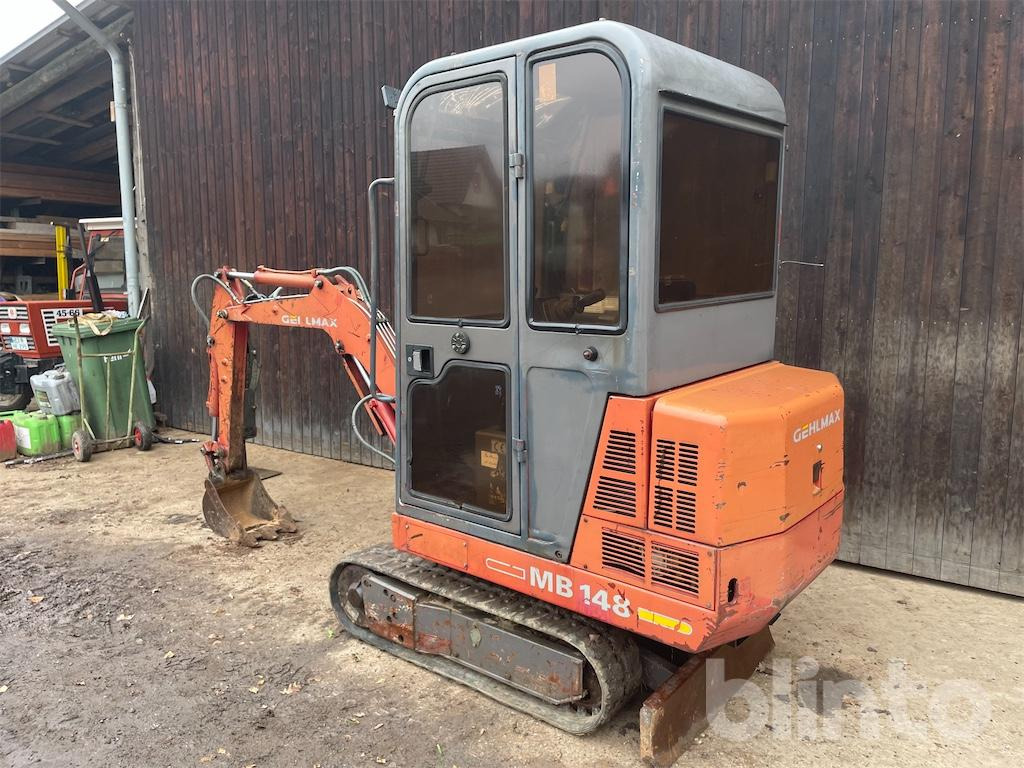 Gehlmax MB 148 (2000) - Minigraafmachine: afbeelding 4 Gehlmax MB 148 (2000) - Minigraafmachine: afbeelding 4