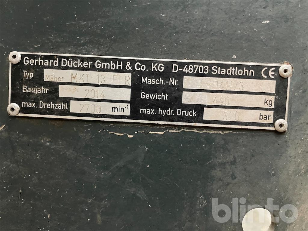 Gerhard Dücker MKT 13 FR (2014) - Maaimachine: afbeelding 5 Gerhard Dücker MKT 13 FR (2014) - Maaimachine: afbeelding 5