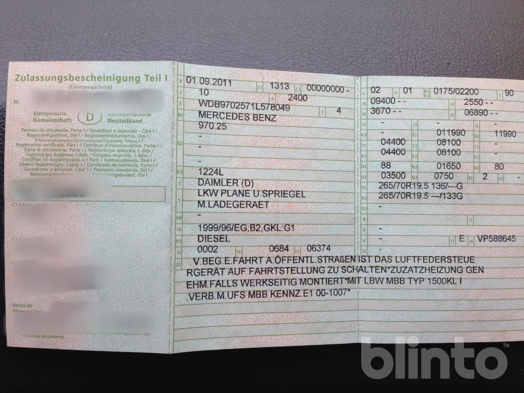 Mercedes Atego 1224 - Schuifzeilen vrachtwagen: afbeelding 5 Mercedes Atego 1224 - Schuifzeilen vrachtwagen: afbeelding 5