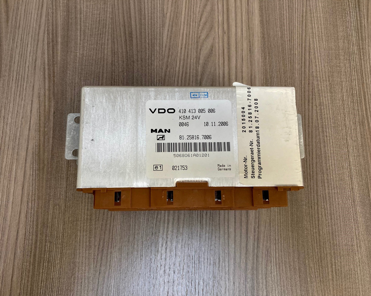 CENTRALINA KSM - MAN 81258167006 / 81258167010 - VDO 410 413 005 006 - ECU: afbeelding 1 CENTRALINA KSM - MAN 81258167006 / 81258167010 - VDO 410 413 005 006 - ECU: afbeelding 1