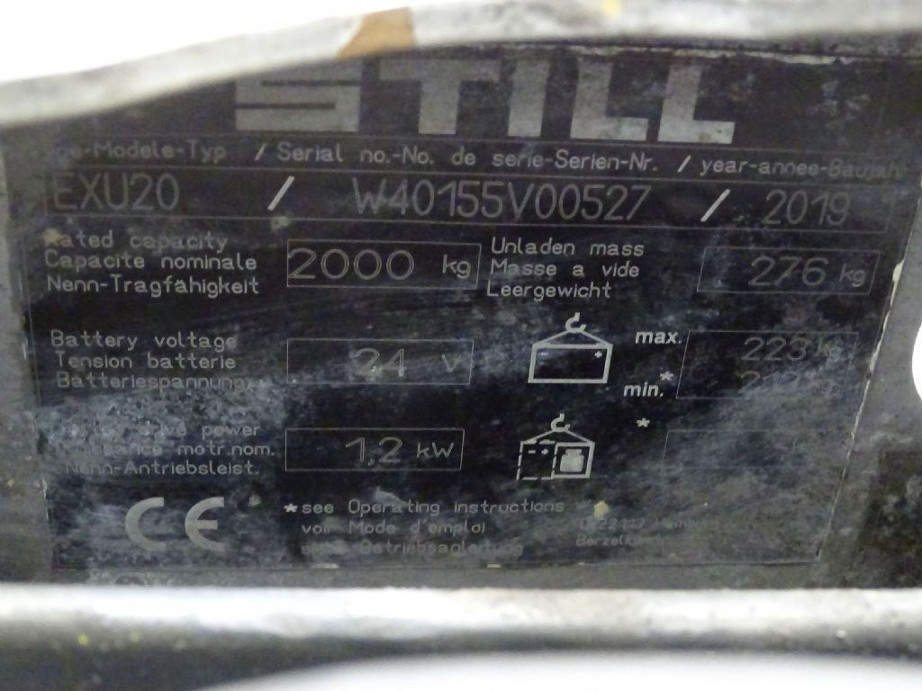 Still EXU20 - Palletwagen: afbeelding 5 Still EXU20 - Palletwagen: afbeelding 5