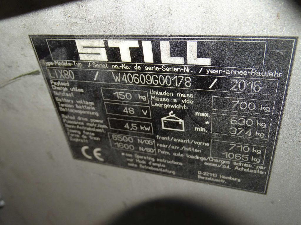 Still LTX80 - Elektrische trekker: afbeelding 5 Still LTX80 - Elektrische trekker: afbeelding 5