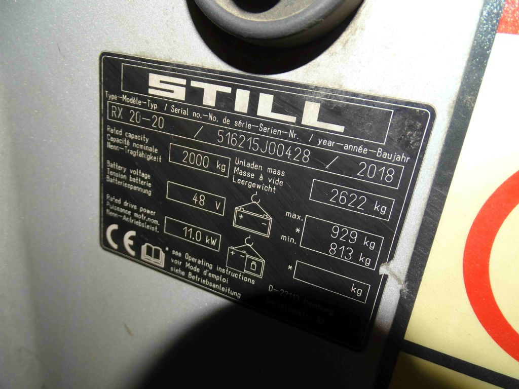 Still RX20-20 - Elektrische heftruck: afbeelding 5 Still RX20-20 - Elektrische heftruck: afbeelding 5