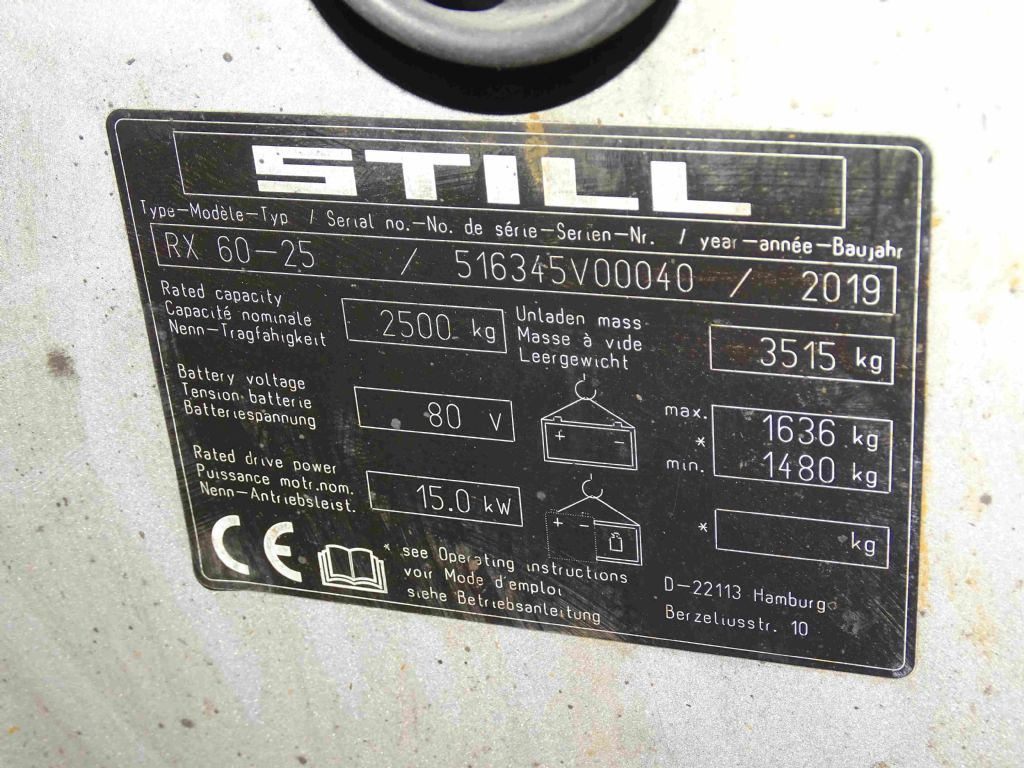 Elektrische heftruck Still RX60-25: afbeelding 7