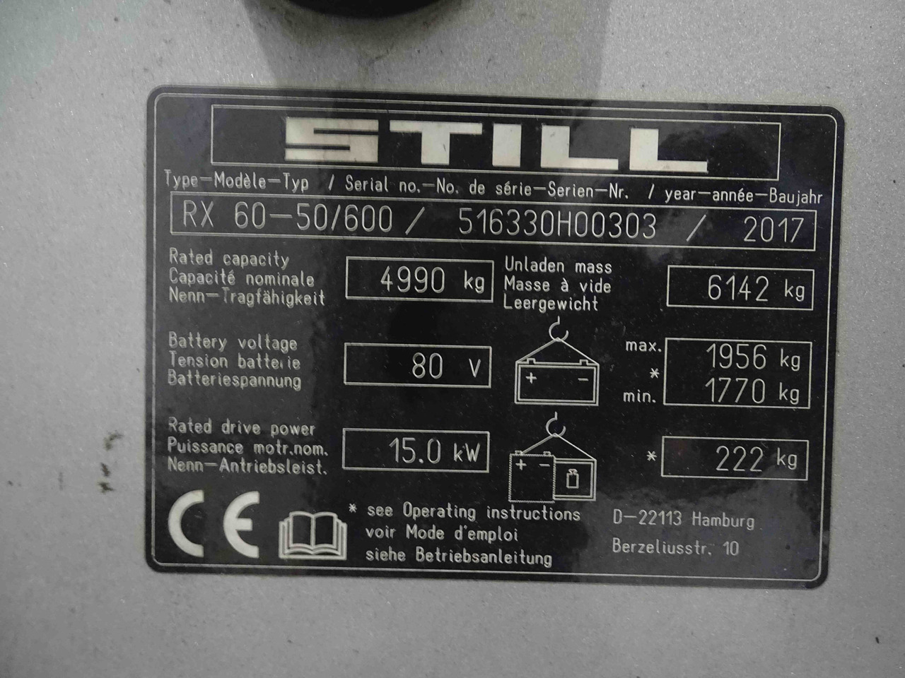 Still RX60-50/600 - Elektrische heftruck: afbeelding 5 Still RX60-50/600 - Elektrische heftruck: afbeelding 5