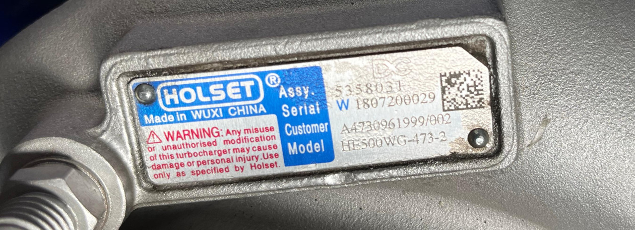 CLAAS Turbocharger Claas Lexion - Turbolader: afbeelding 5 CLAAS Turbocharger Claas Lexion - Turbolader: afbeelding 5