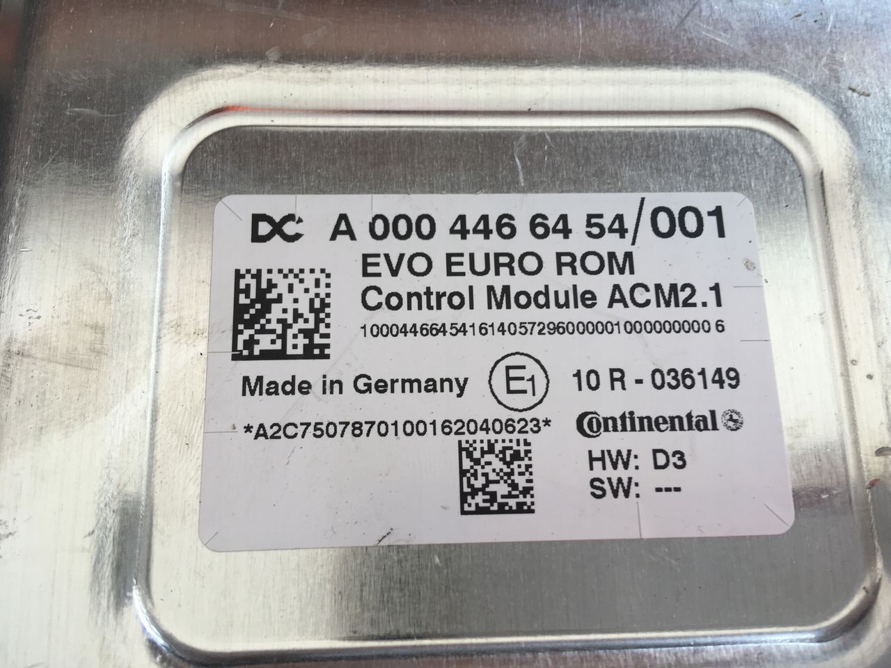 Mercedes Actro MP4 ACM 2.1 A0004466454 EVO Euro ROM - ECU voor Vrachtwagen: afbeelding 1 Mercedes Actro MP4 ACM 2.1 A0004466454 EVO Euro ROM - ECU voor Vrachtwagen: afbeelding 1