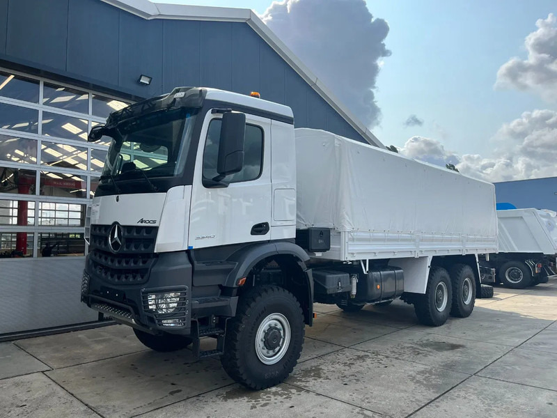 Mercedes-Benz Arocs 3340 A 6x6 Cargo Truck - Schuifzeilen vrachtwagen: afbeelding 1 Mercedes-Benz Arocs 3340 A 6x6 Cargo Truck - Schuifzeilen vrachtwagen: afbeelding 1
