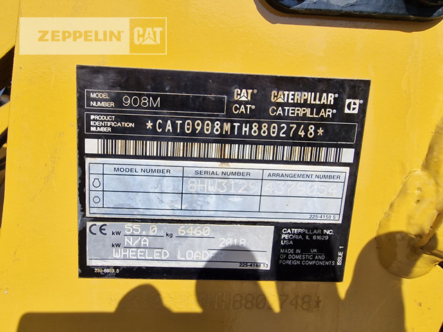 Cat 908M - Wiellader: afbeelding 2 Cat 908M - Wiellader: afbeelding 2