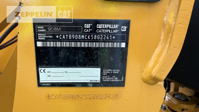 Cat 908M - Wiellader: afbeelding 5 Cat 908M - Wiellader: afbeelding 5