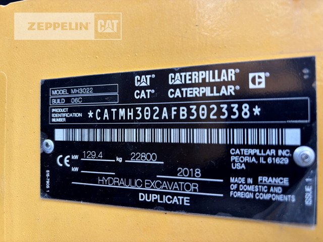 Cat MH3022-06C - Overslagkraan: afbeelding 5 Cat MH3022-06C - Overslagkraan: afbeelding 5