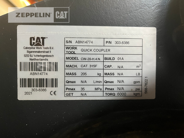 Cat Primärprodukte Kompo - Snelwissel voor Bouwmachine: afbeelding 2 Cat Primärprodukte Kompo - Snelwissel voor Bouwmachine: afbeelding 2