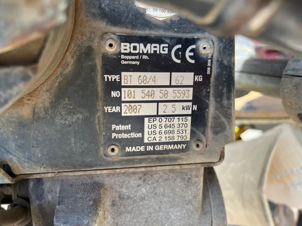 BOMAG BT 60 4 Diverse Stampfer - Bouwmachine: afbeelding 4 BOMAG BT 60 4 Diverse Stampfer - Bouwmachine: afbeelding 4