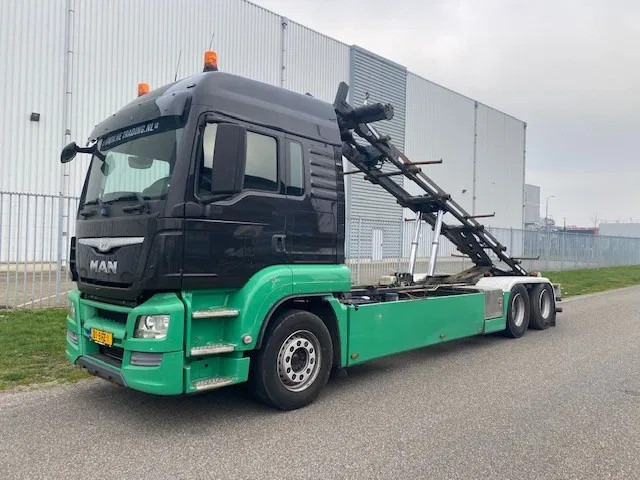 MAN TGS 26.440 met VDL containersysteem , manuel, weinig km - Kabelsysteem truck: afbeelding 1 MAN TGS 26.440 met VDL containersysteem , manuel, weinig km - Kabelsysteem truck: afbeelding 1