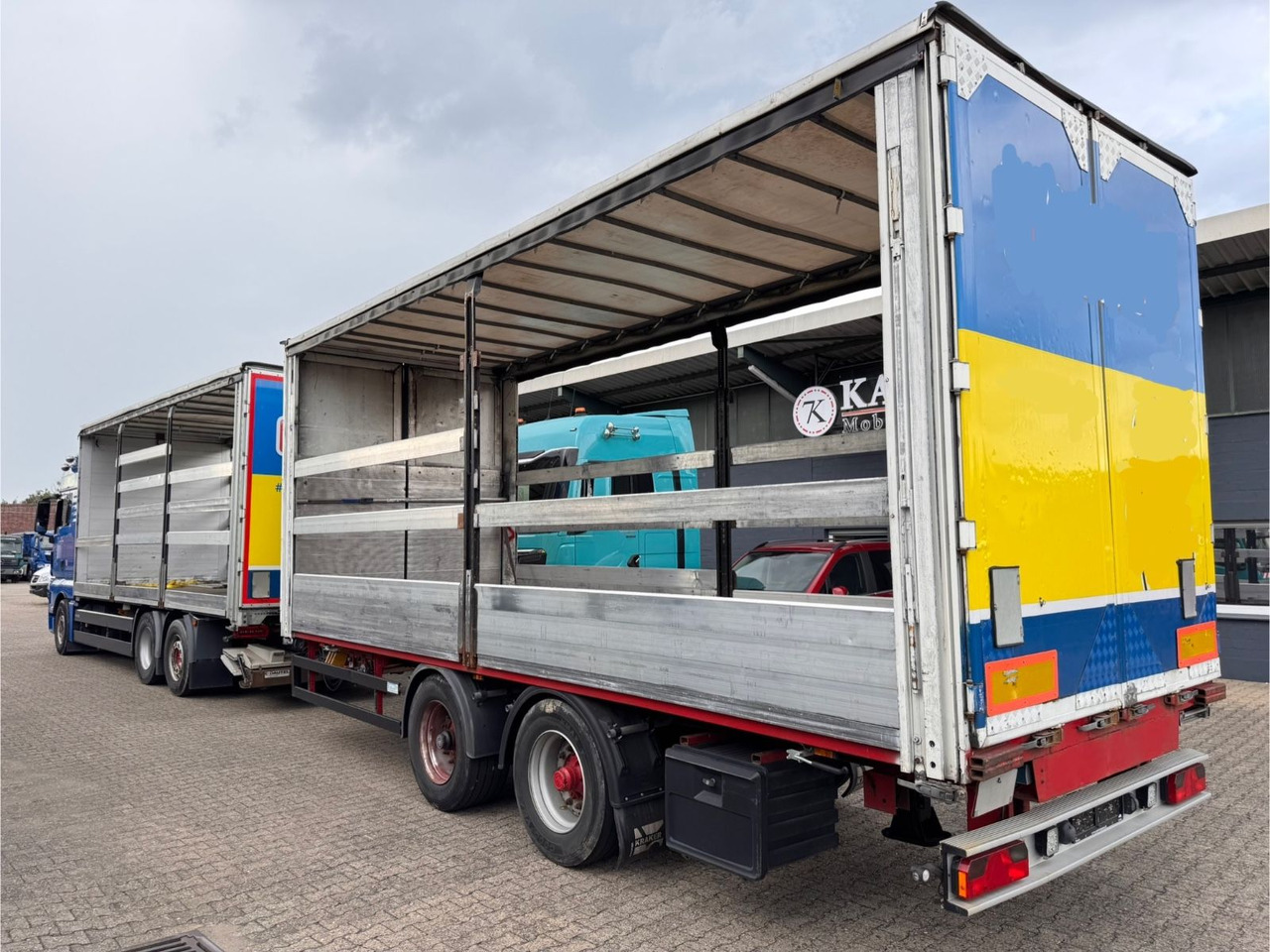 Schuifzeilen vrachtwagen MAN 26.500 TGX+Anh  LBW Euro6  Lift/Lenkachse: afbeelding 9