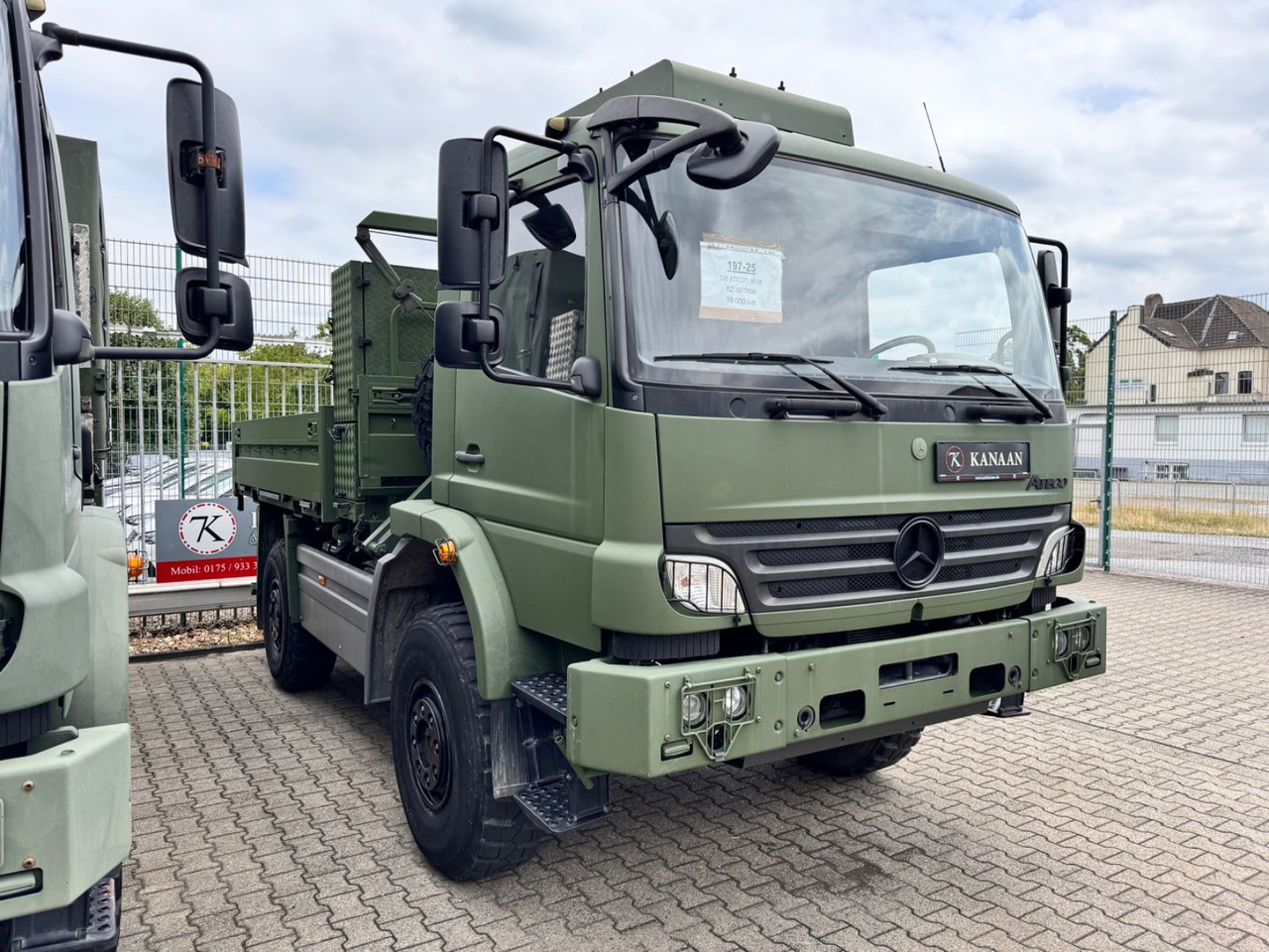 Mercedes-Benz 1018 Atego 4x4 Allrad Miltär Camper - Bestelwagen met open laadbak: afbeelding 1 Mercedes-Benz 1018 Atego 4x4 Allrad Miltär Camper - Bestelwagen met open laadbak: afbeelding 1