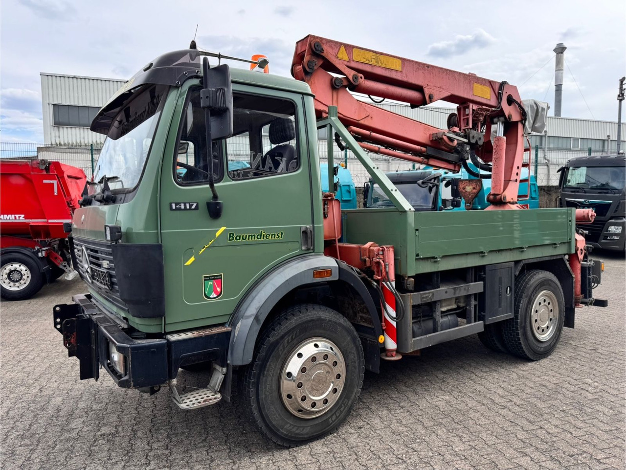 Mercedes-Benz 1417 AK Allrad Palfinger Montagekran 17,7m 64TKM - Kraanwagen: afbeelding 3 Mercedes-Benz 1417 AK Allrad Palfinger Montagekran 17,7m 64TKM - Kraanwagen: afbeelding 3